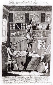The complicated Richardson, 1724 by William Hogarth