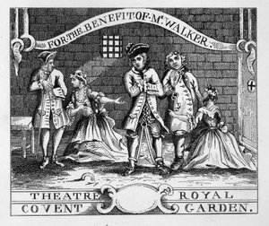 Theatre Royal, Covent Garden by William Hogarth