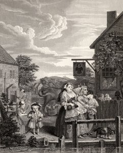 Times of the Day: Evening by William Hogarth