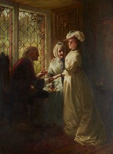 A Daughter Taking Her Leave by William Hole