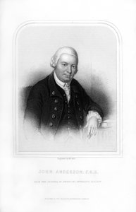 John Anderson, Scottish professor of natural philosophy, 1870 by William Holl