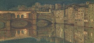 Ponte Vecchio, Florence by William Holman Hunt