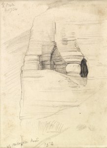 Rocks at Wady Zuara, the Dead Sea, 1854 by William Holman Hunt