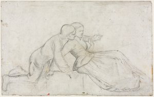 Study for "The Hireling Shepherd" by William Holman Hunt