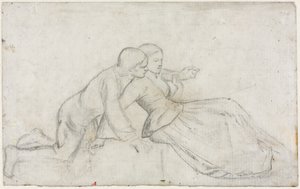 Study for The Hireling Shepherd by William Holman Hunt