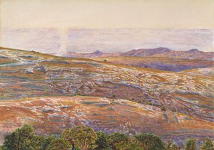 The Dead Sea from Siloam, 1861