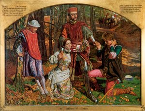 Valentine Rescuing Sylvia from Proteus, 1851 by William Holman Hunt