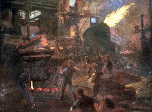The Wealth of England: the Bessemer Process of Making Steel, 1895
