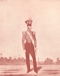 Officers of the Madras Army Infantry on the Line by William Hunsley