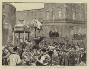Archbishop Manning Administering the Pledge on Clerkenwell Green