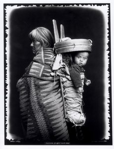 Navaho Woman Carrying a Papoose on Her Back, c.1914 by William Carpenter