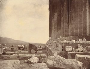 Eastern Facade of the Parthenon by William J. Stillman