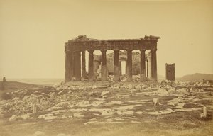 Parthenon, Eastern Face by William J. Stillman