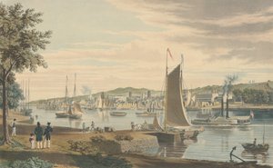 Troy: Taken from the West Bank of the Hudson in Front of the United States Arsenal by William James Bennett