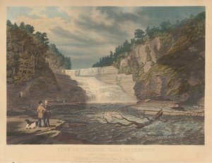 View of the High Falls of Trenton: West Canada Creek, N.Y.