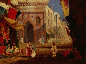 A Street in Cairo by William James Muller