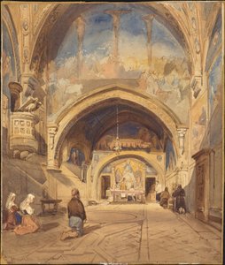 Interior of the Church of San Benedetto, Subiaco by William James Muller