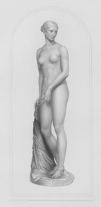 The Greek Slave (engraved by W Roffe from the statue in marble by Hiram Powers)