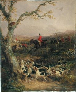 A Southerly Wind and a Cloudy Sky Proclaim it a Hunting Morning by William Joseph Shayer