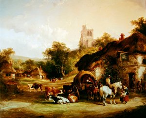 The Swan Inn by William Joseph Shayer