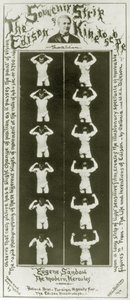 The Souvenir Strip of Edison Kinetoscope Eugene Sandow, the Modern Hercules by William Kennedy Laurie Dickson