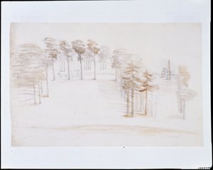 Chiswick, View from an Elevated Point Above the Orange Tree Garden Temple