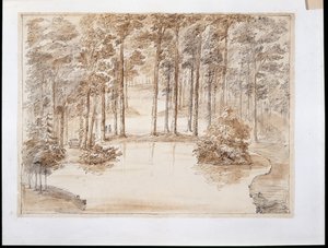 Chiswick, Design for the Making of a Water Woodland Garden by William Kent