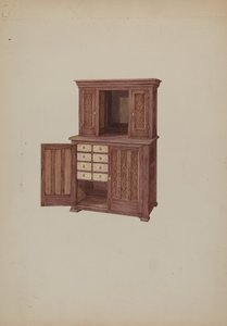 Cabinet with Ivory Keyholes by William Kieckhofel