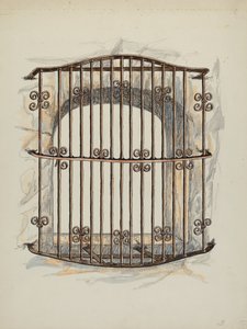 Iron Grille at Window (Restoration)