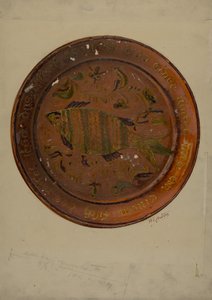 Pa. German Dish, c. 1938