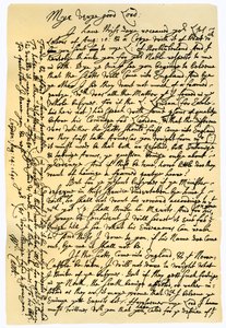 Letter from William Laud, Archbishop of Canterbury to Edward Conway, 14th August 1640 by William Laud