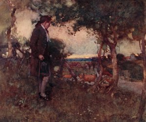 Illustration for The Deserted Village by Oliver Goldsmith by William Lee Hankey
