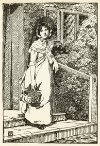 Illustration for The Deserted Village by Oliver Goldsmith by William Lee Hankey