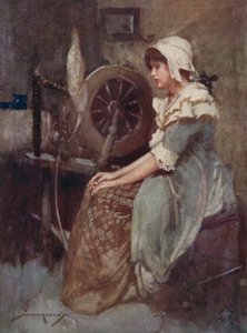Illustration for The Deserted Village by Oliver Goldsmith by William Lee Hankey