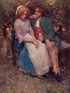 Illustration for The Deserted Village by Oliver Goldsmith by William Lee Hankey