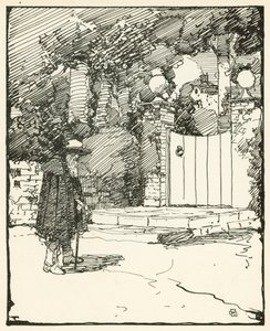 Illustration for The Deserted Village by Oliver Goldsmith by William Lee Hankey
