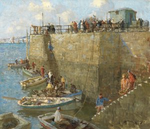 Small Craft, Concarneau by William Lee Hankey