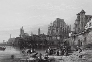 The City of Cologne, on the Rhine by William Leighton (after) Leitch
