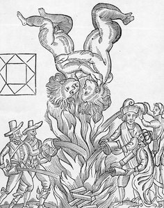 Facsimile of the Astrological Hieroglyphic Forecasting the Great Fire of London, from 