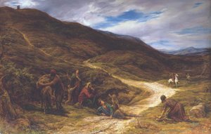 Over the Heath "The Horn, the Horn, the Lusty, Lusty Horn" by William Linnell
