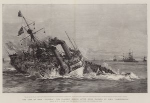 The Loss of HMS Victoria, the Flagship Sinking after Being Rammed by HMS Camperdown