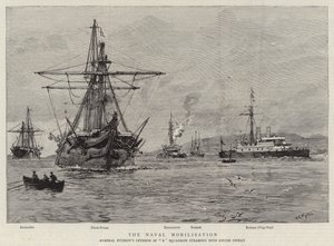 The Naval Mobilisation by William Lionel Wyllie