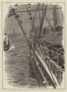 The Visit of the Queen to Liverpool, The Queen