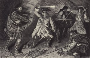 Fight in the Inn at the Clachan of Aberfoil