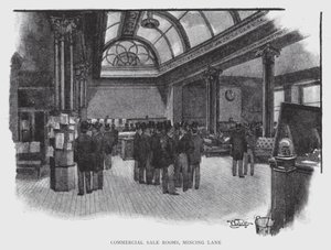Commercial Sale Rooms, Mincing Lane by William Luker