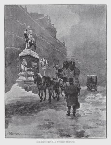 Holborn Circus, a Winter