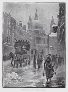 Ludgate Hill on a Winter