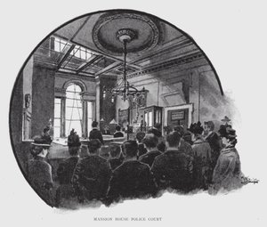 Mansion House Police Court by William Luker