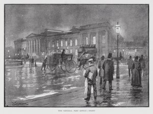 The General Post Office, Night by William Luker