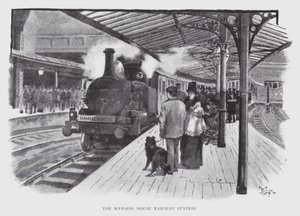 The Mansion House Railway Station by William Luker